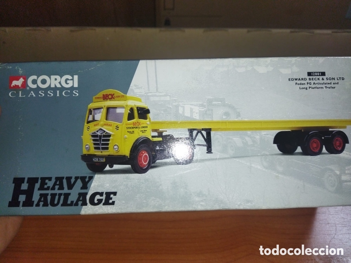 Modelos a escala: FODEN FG, 4x2, articulated trailer, flatbed - Foto 1