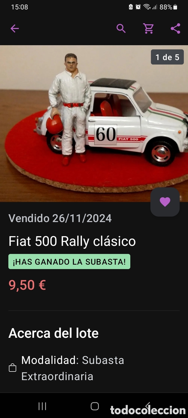 Modelos a escala: Fiat 500 Rally cl&aacute;sico - Foto 7