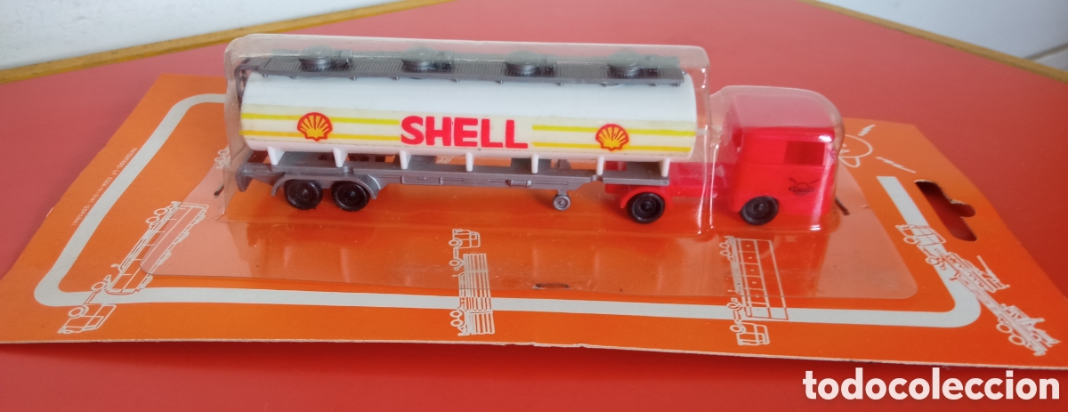 Modelos a escala: CAMI&Oacute;N CISTERNA SHELL E.C.A. 80S.BLISTER SIN ABRIR. - Foto 2