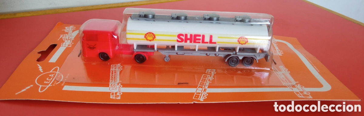 Modelos a escala: CAMI&Oacute;N CISTERNA SHELL E.C.A. 80S.BLISTER SIN ABRIR. - Foto 1
