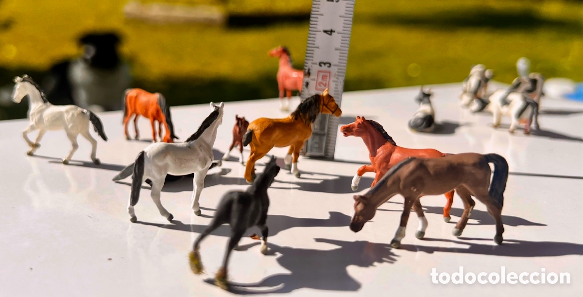 Modelos a escala: Preiser. Caballos . Maquetas. Tren. - Foto 2