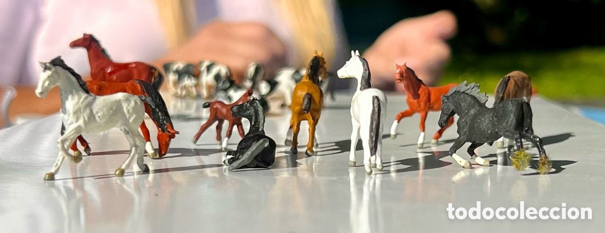 Modelos a escala: Preiser. Caballos . Maquetas. Tren. - Foto 4