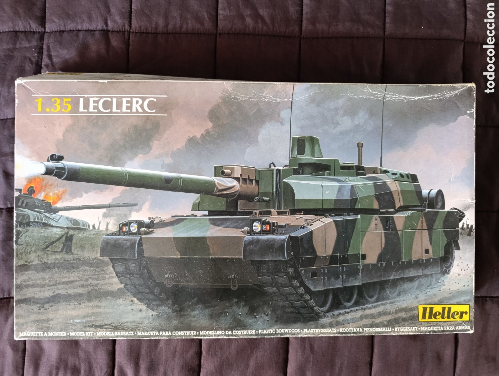 Modelos a escala: MAQUETA 1.35 TANQUE LECLERC. HELLER. - Foto 1