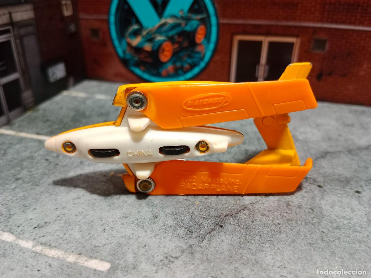 Modelos a escala: Avi&oacute;n Radar Plane Matchbox 2000 Mattel 1/64 - Foto 4