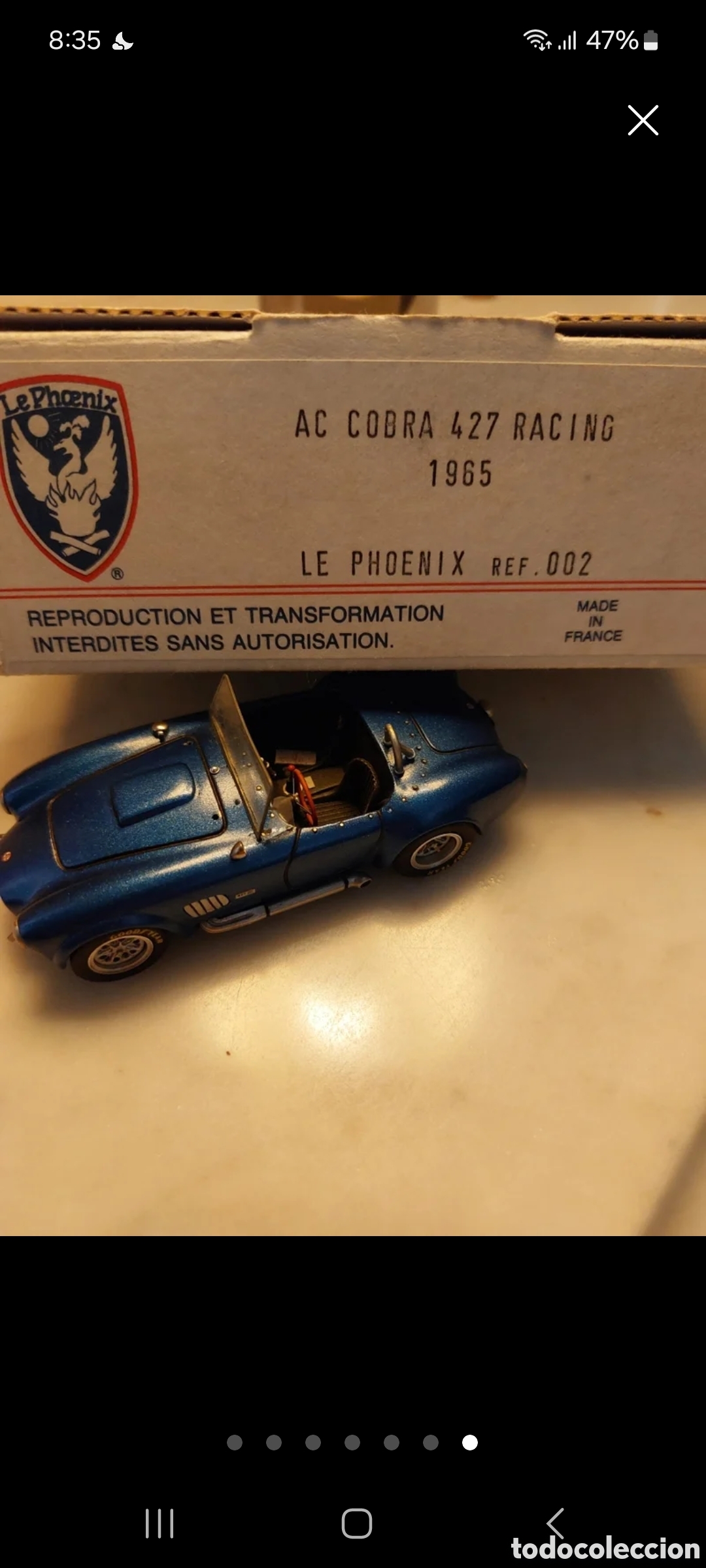 Modelos a escala: AC Cobra 427 Racing 1965 - Foto 4