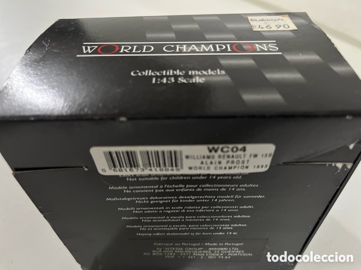 Modelos a escala: Williams Renault FW 15C A Pr&oacute;stata - Foto 2