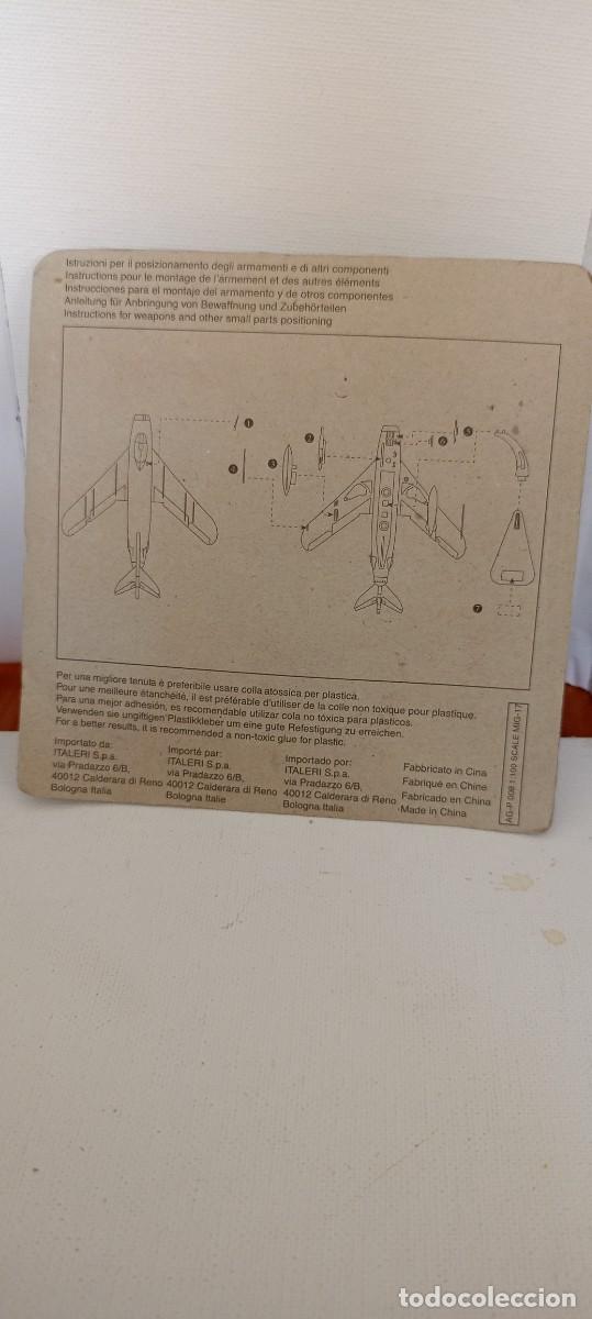 Modelos a escala: MIG 17 1/100 ITALERI - Foto 2