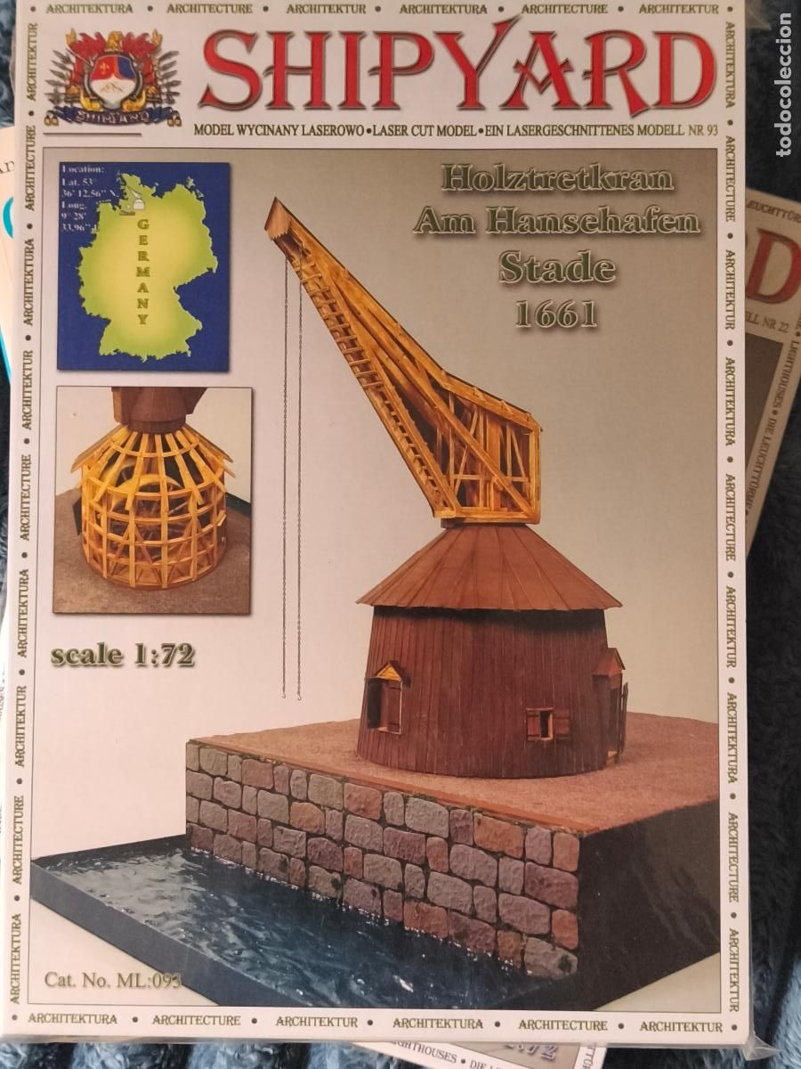 Modelos a escala: Modelo de gr&uacute;a Hanse&aacute;tica. escala 1:72. Ed Shipyard - Foto 1