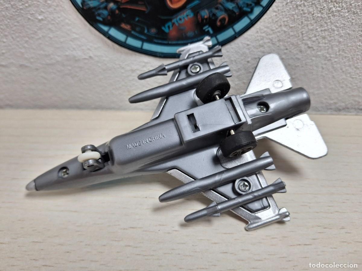 Modelos a escala: Avion Combate F-16 Fighting Falcon Pullback Sin Marca 11,5cm - Foto 3