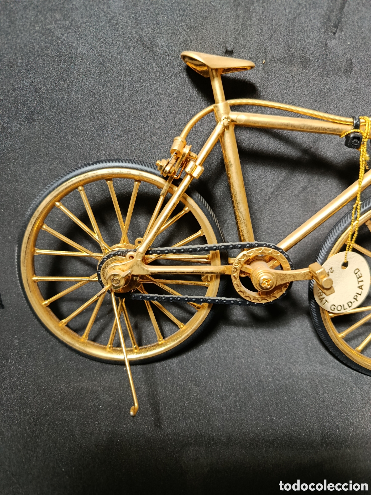 Modelos a escala: Bicicleta a escala . Ba&ntilde;o de oro - Foto 3