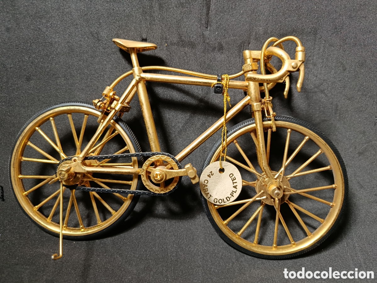 Modelos a escala: Bicicleta a escala . Ba&ntilde;o de oro - Foto 1