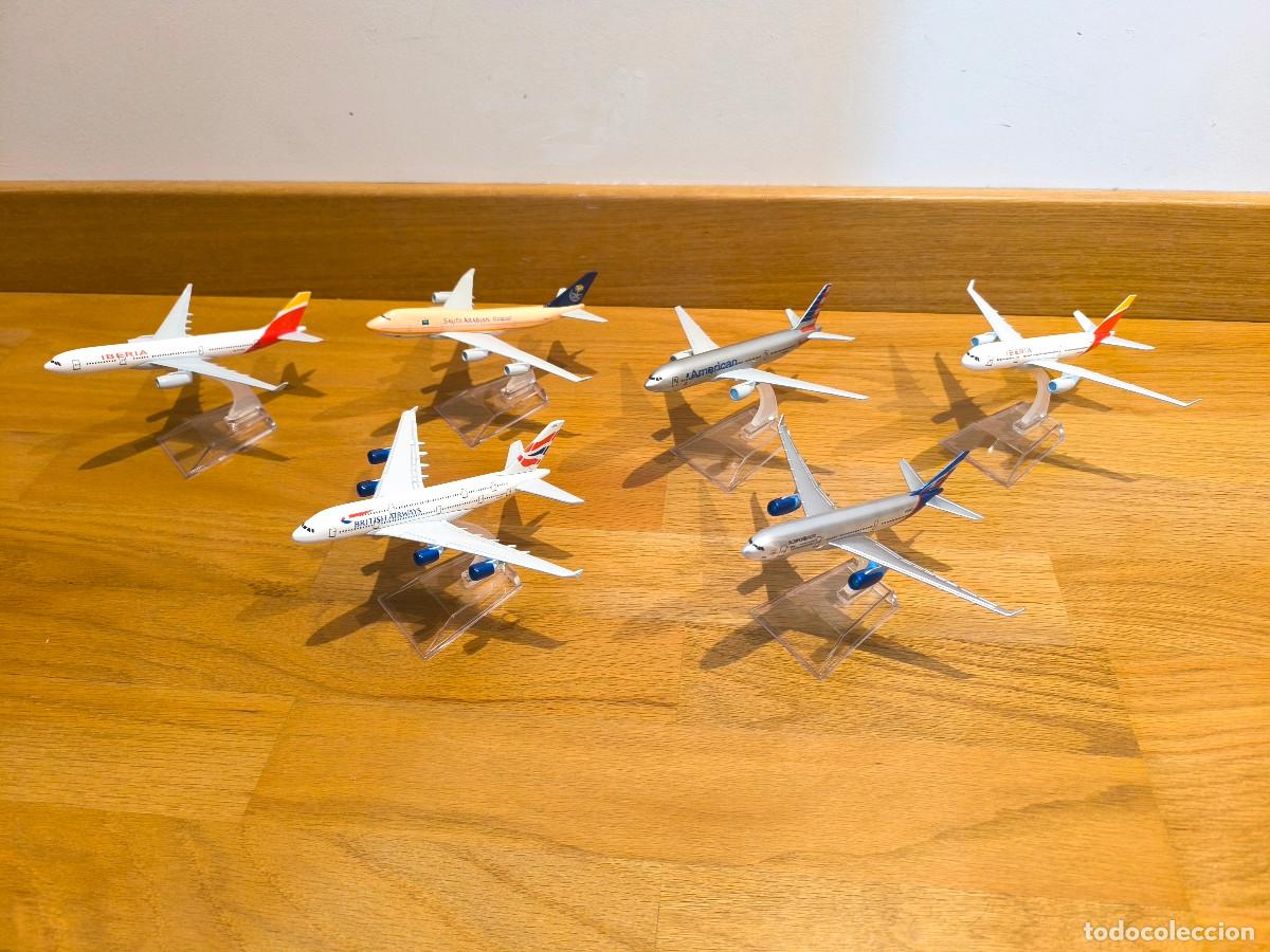 Modelos a escala: CONJUNTO DE 6 AVIONES COMERCIALES - Foto 1