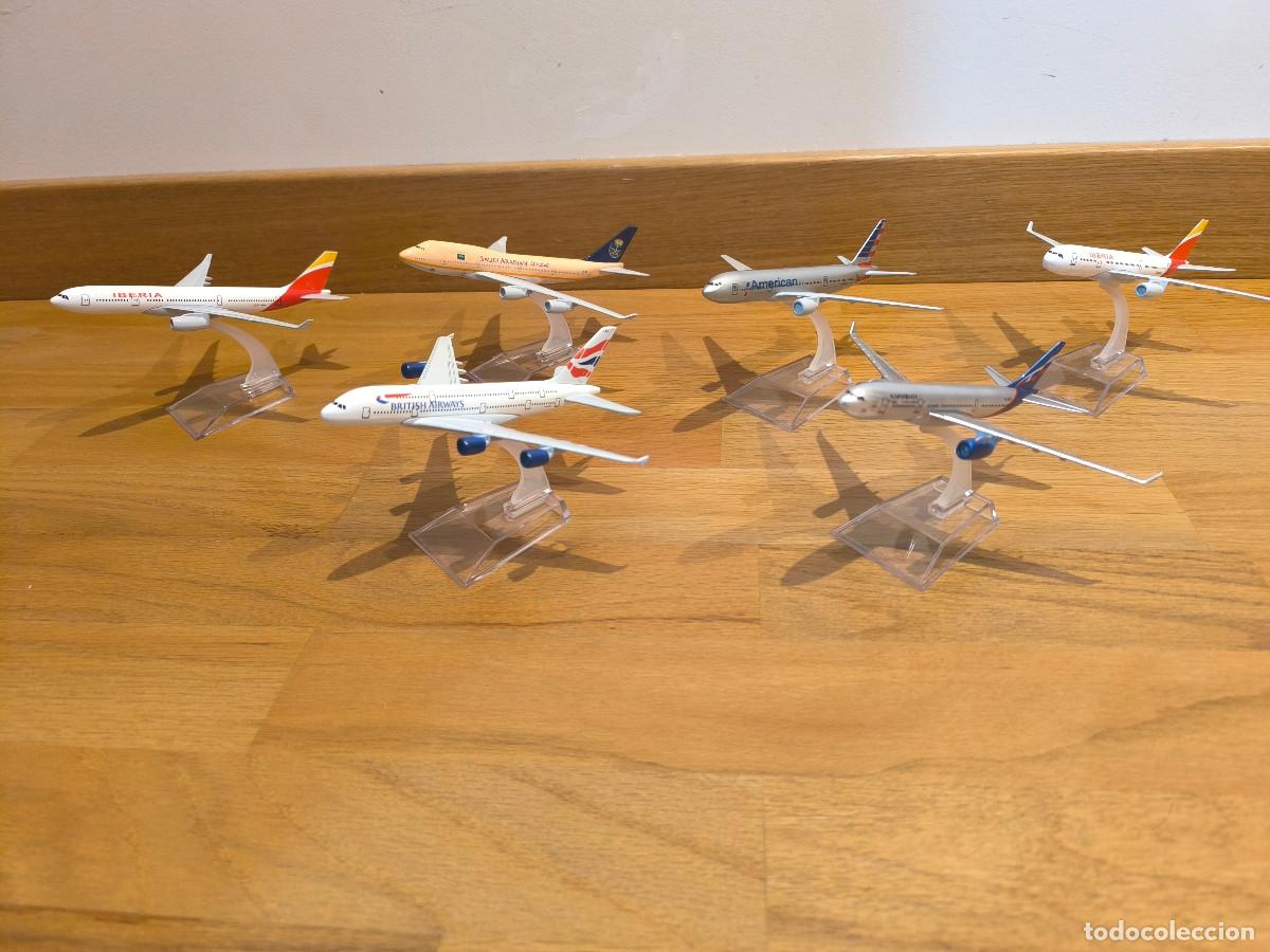 Modelos a escala: CONJUNTO DE 6 AVIONES COMERCIALES - Foto 2