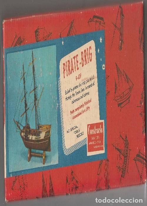 Scale Models: PIRATE BRIG R - 409,maqueta para montar barco pirata, caja cart&oacute;n