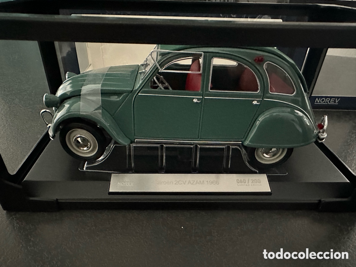 Modelos a escala: 2CV Norev 1/18 1966 Verte - Foto 1