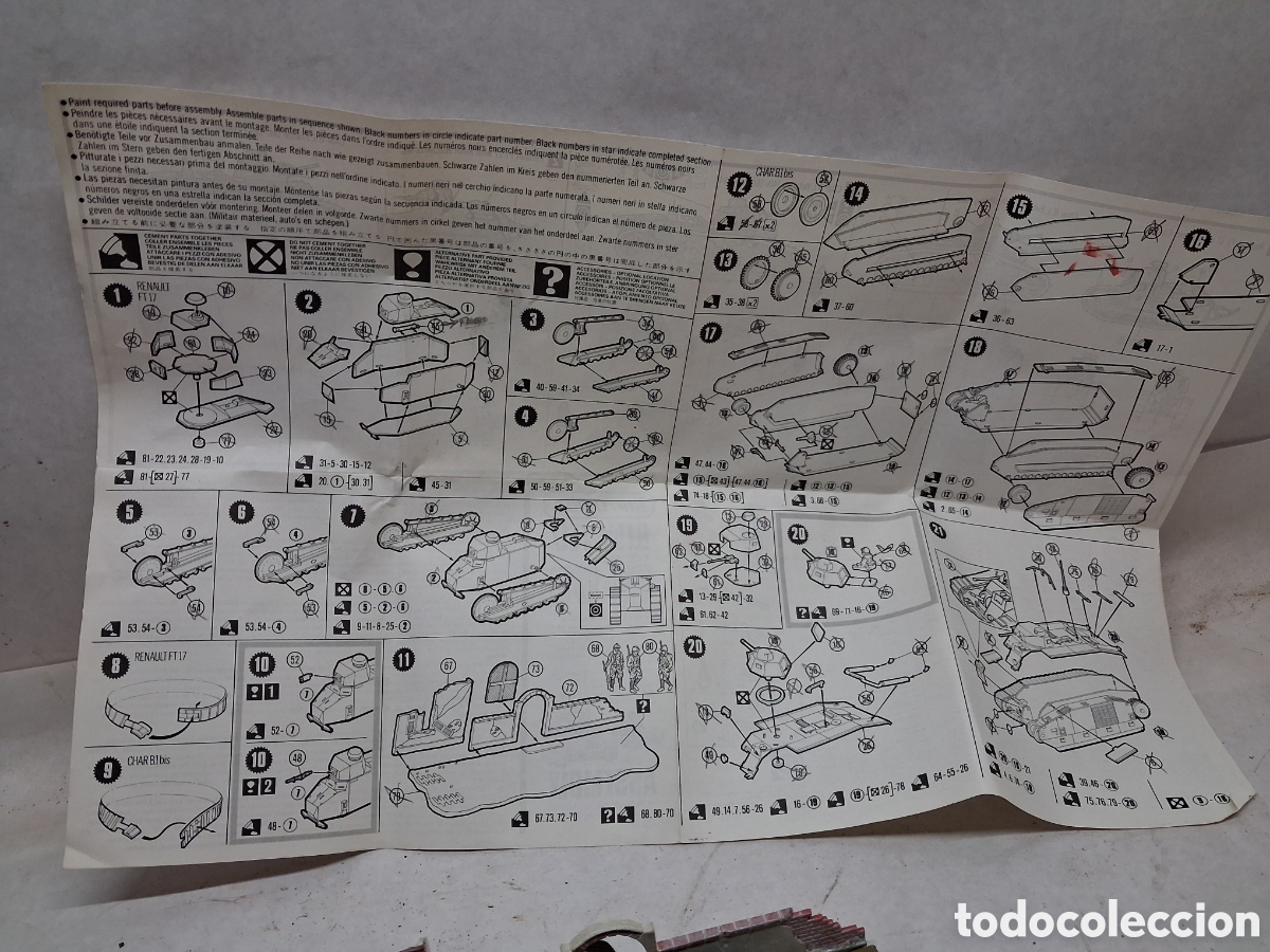 Modelos a escala: Tanque Renault FT17 escala 1:76 - Foto 2