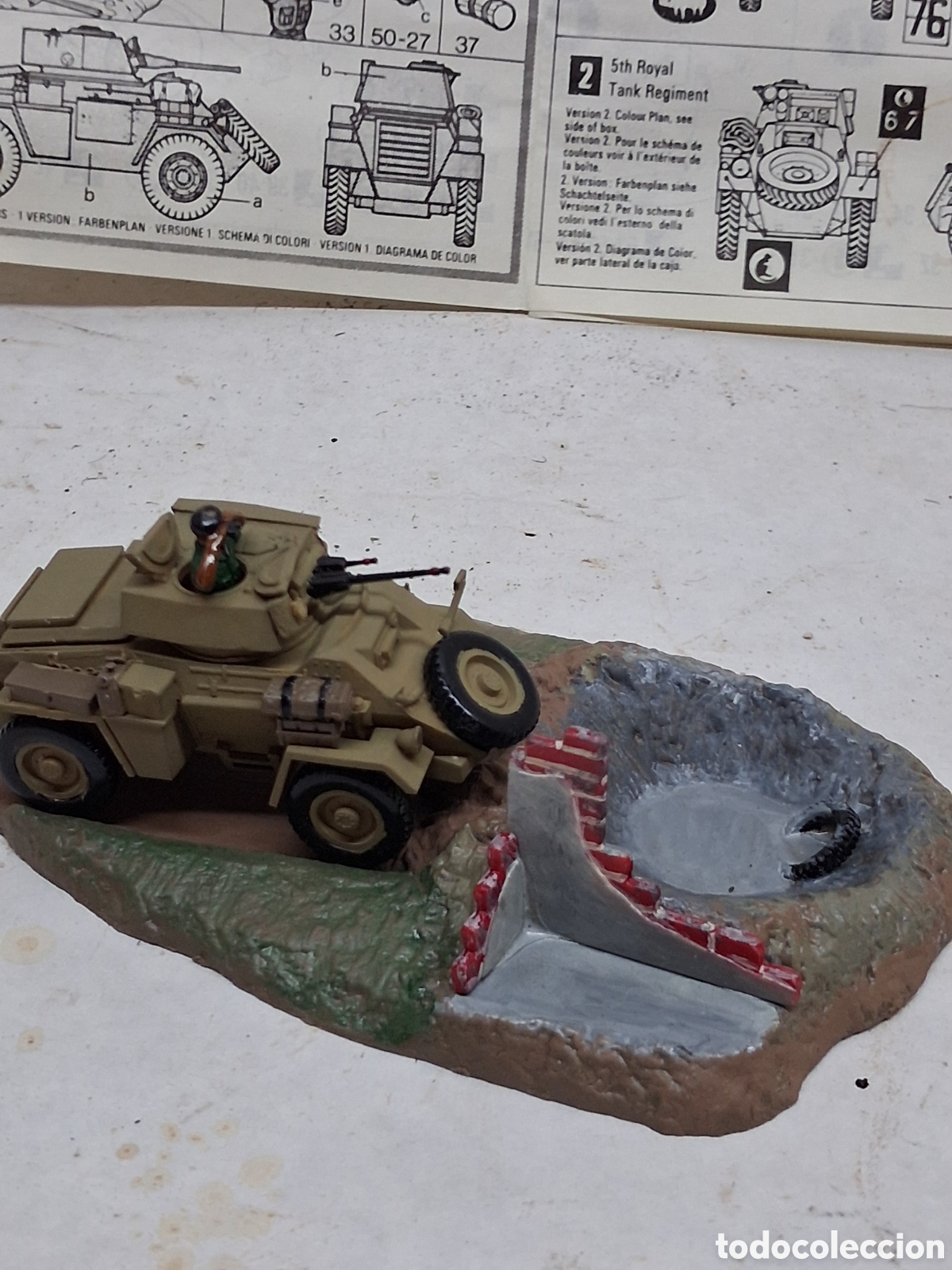 Modelos a escala: Veh&iacute;culo blindado Humber MKII escala 1:76