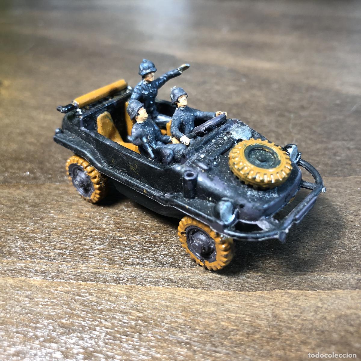 Modelos a escala: ATLANTIC Vehiculo miniatura, Schwimmwagen alem&aacute;n escala 1:72 vintage a&ntilde;os 70