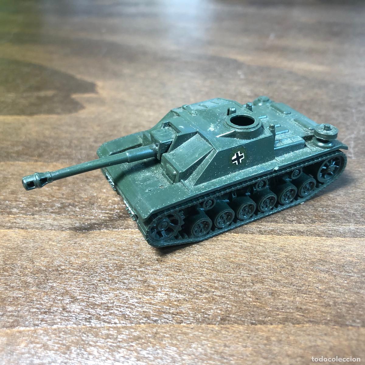 Modelos a escala: EKO Vehiculo miniatura, tanque Stug III alem&aacute;n escala 1:87 vintage a&ntilde;os 70