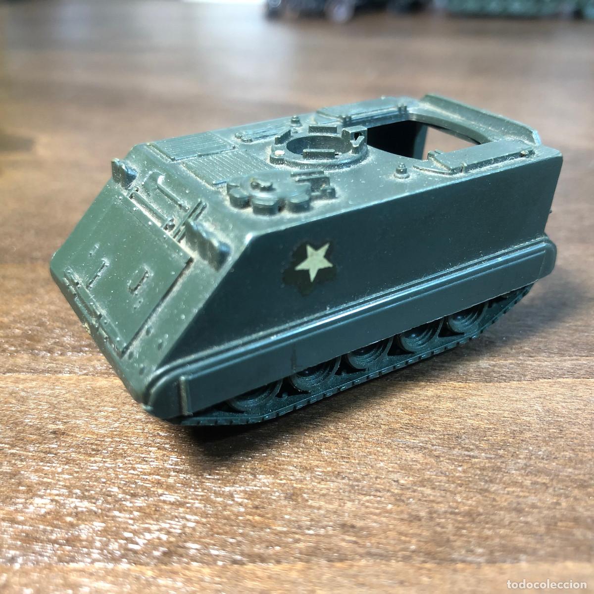 Modelos a escala: EKO Vehiculo miniatura, tanque M-113 americano escala 1:87 vintage a&ntilde;os 70