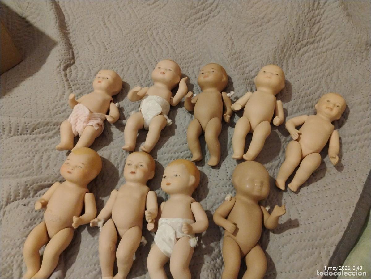 Modelos a escala: Pack de mu&ntilde;ecas de porcelana. 12cm - Foto 1