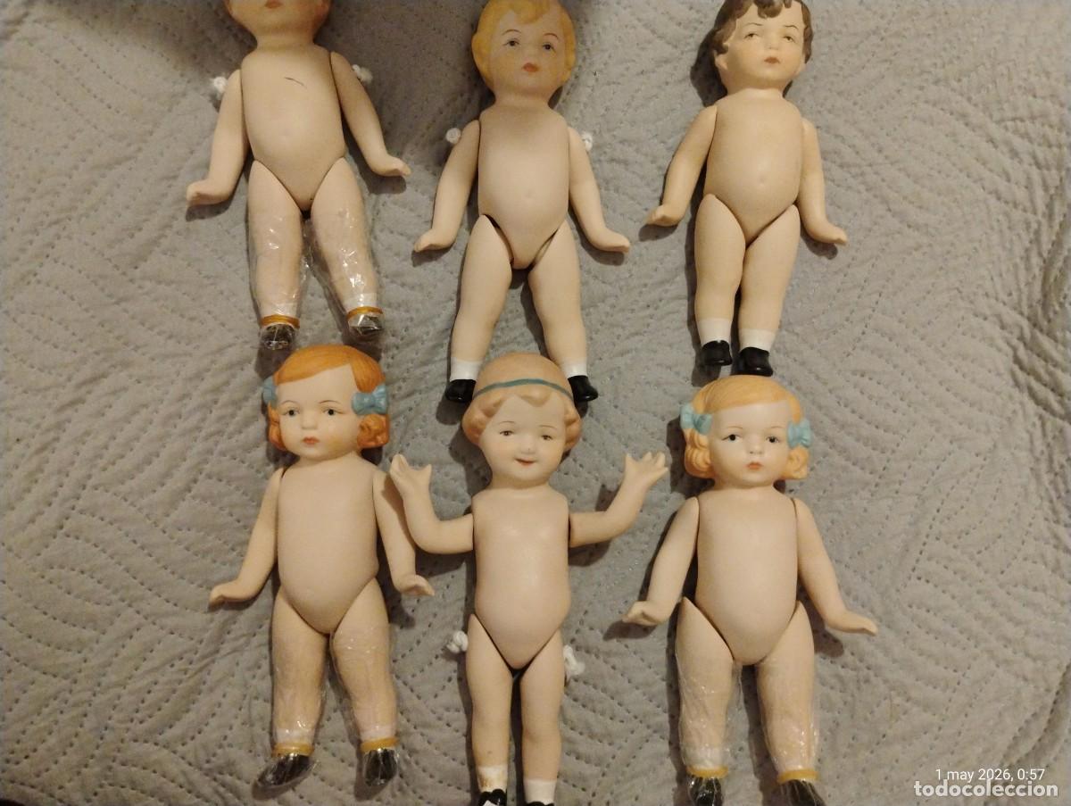 Modelos a escala: Pack de mu&ntilde;ecas de porcelana. 16cm