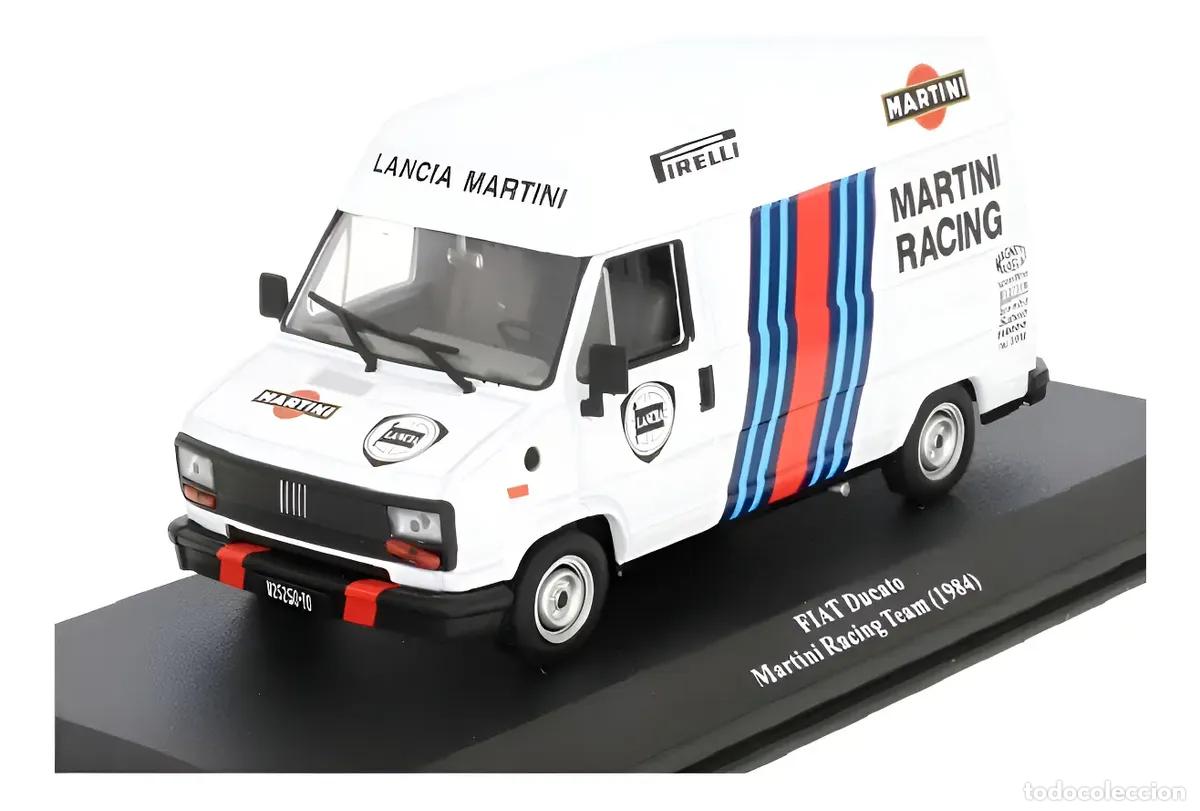 Mod&egrave;les r&eacute;duits: Furg&oacute;n cl&aacute;sico FIAT DUCATO - Asistencia Rallyes Equipo Lancia Martini Racing, 1984 (Escala 1:43) New