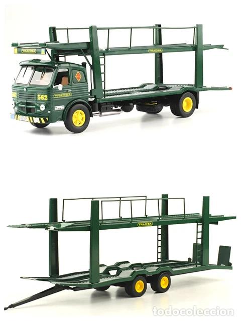Modelos a escala: Cami&oacute;n Pegaso 1060 L Portacoches + Remolque extensi&oacute;n (a&ntilde;o 1970) - TRADISA - (Escala 1/43) Nuevo
