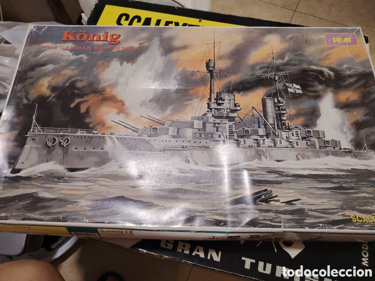 Modelos a escala: Maqueta acorazado alem&aacute;n konig