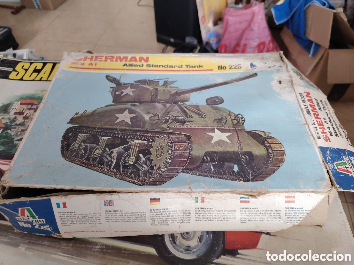 Modelli in scala: Maqueta tank Sherman marca italeri