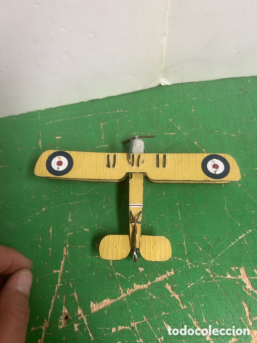 Modelos a escala: AVION BIPLANO PLOMO BRICOLAGE