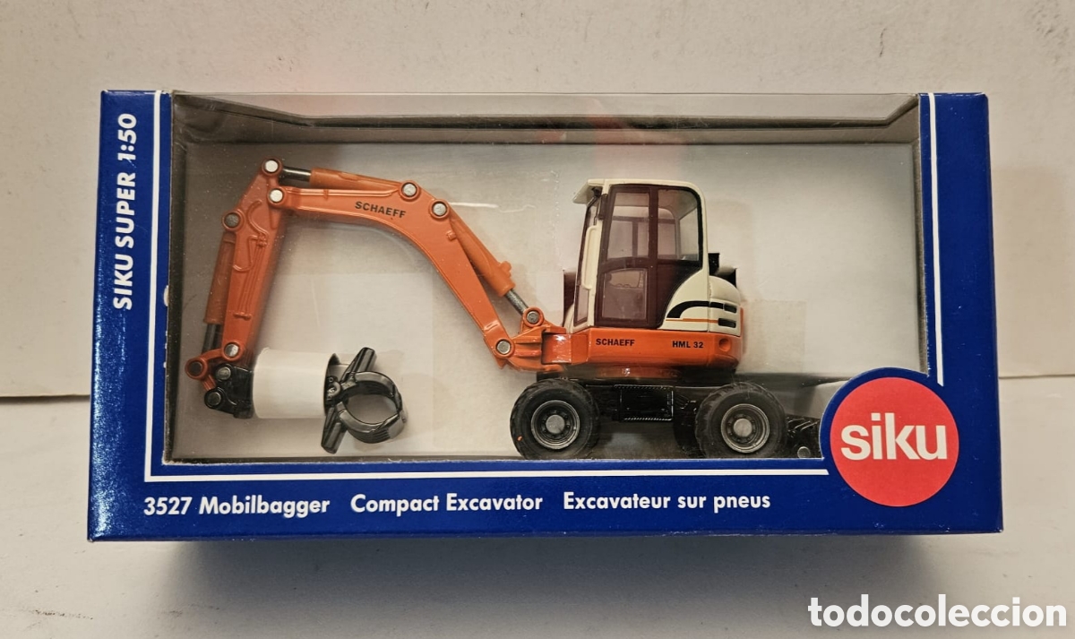 Scale Models: SIKU SUPER 3527- EXCAVADORA M&Oacute;VIL, 1:50 NUEVA