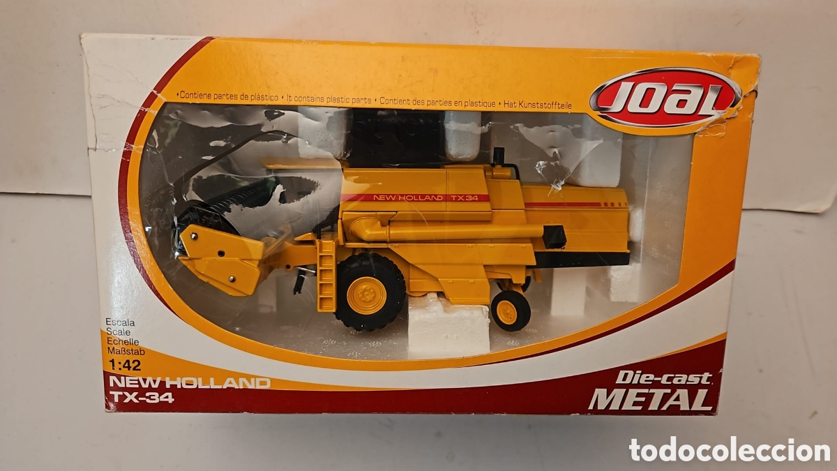Scale Models: JOAL 240- COSECHADORA NEW HOLLAND TX 34 ESCALA 1:42, NUEVO