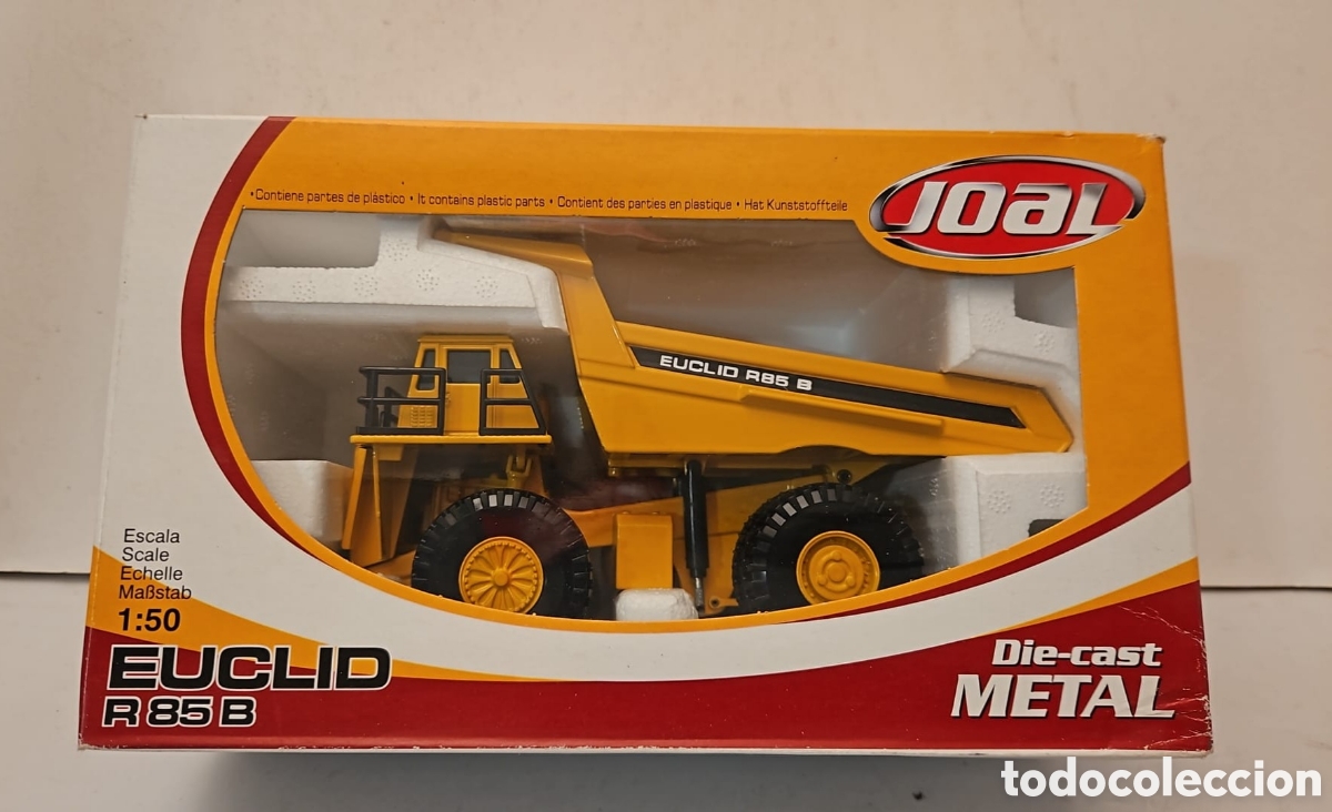 Mod&egrave;les r&eacute;duits: JOAL 242- CAMI&Oacute;N DUMPER EUCLID R 85 B ESCALA 1:50, NUEVO