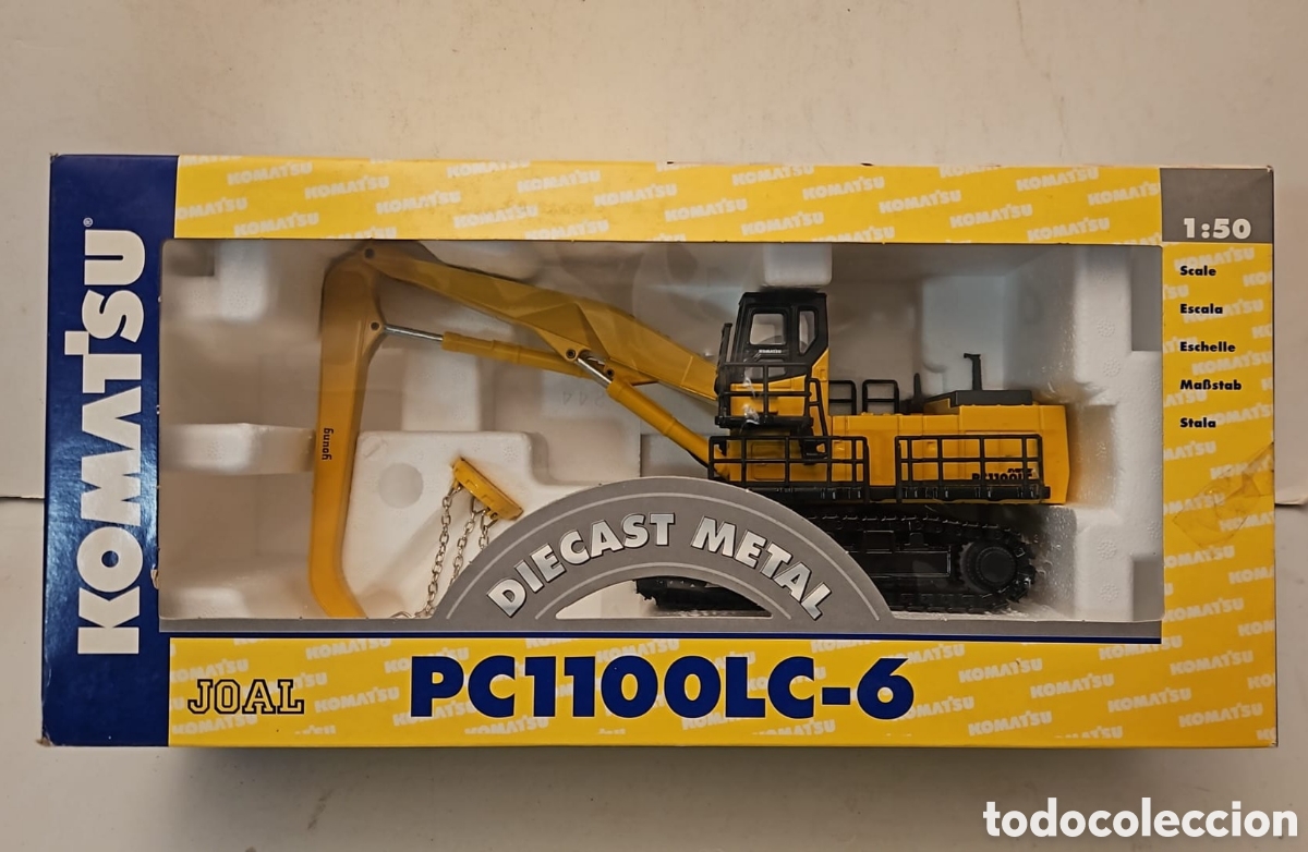 Scale Models: JOAL KOMATSU 244- MANEJADORA DE MATERIAL PC1100LC-6 ESCALA 1:50, NUEVO