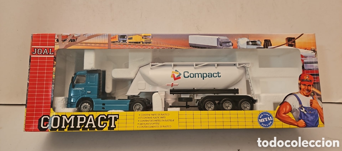 Modelos a escala: JOAL 333- CAMI&Oacute;N CUBA DE CEMENTO VOLVO FH12-420 ESCALA 1:50, NUEVO