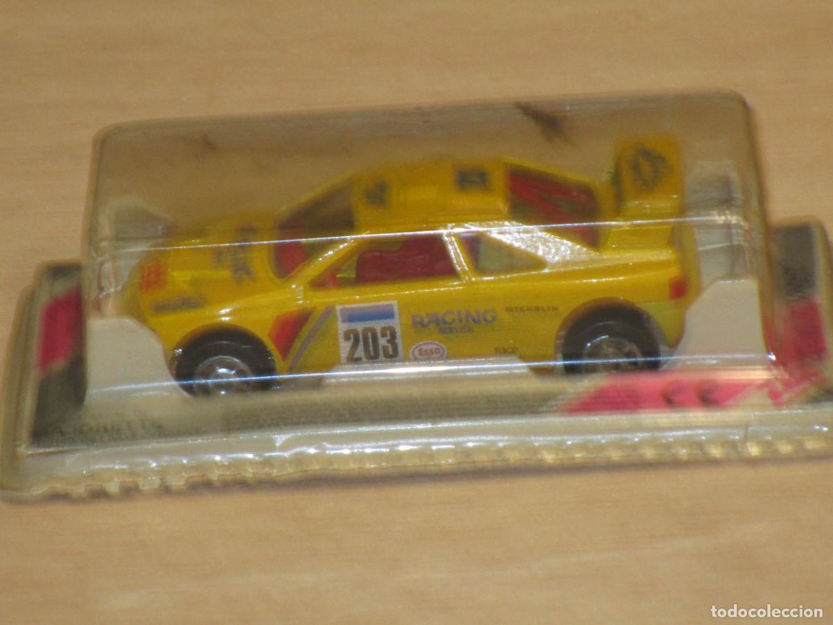 Modelos a escala: - MAJORETTE. PEUGEOT 405 T 16 RACING SERVICE. N&ordm; 202 ESCALA 1:60. COCHE RALLY RALLYE T16
