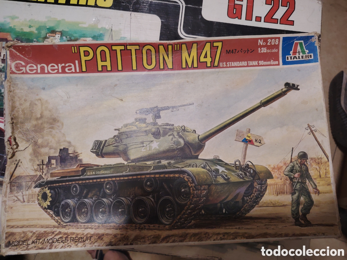Modelos a escala: Maqueta italeri general patton m 47