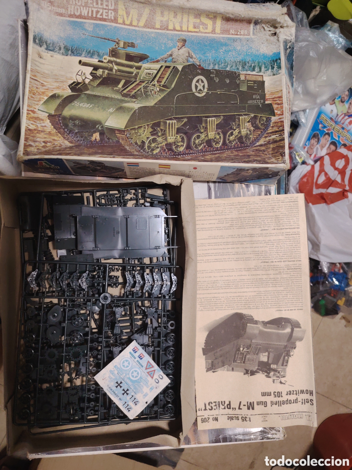 Modelos a escala: Maqueta m7 priest italeri