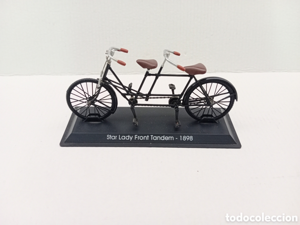 Modelos a escala: BICICLETA STAR LADY FRONT TANDEM 1898 / 1/18 DE COLECCION / FUNCIONAMIENTO REAL