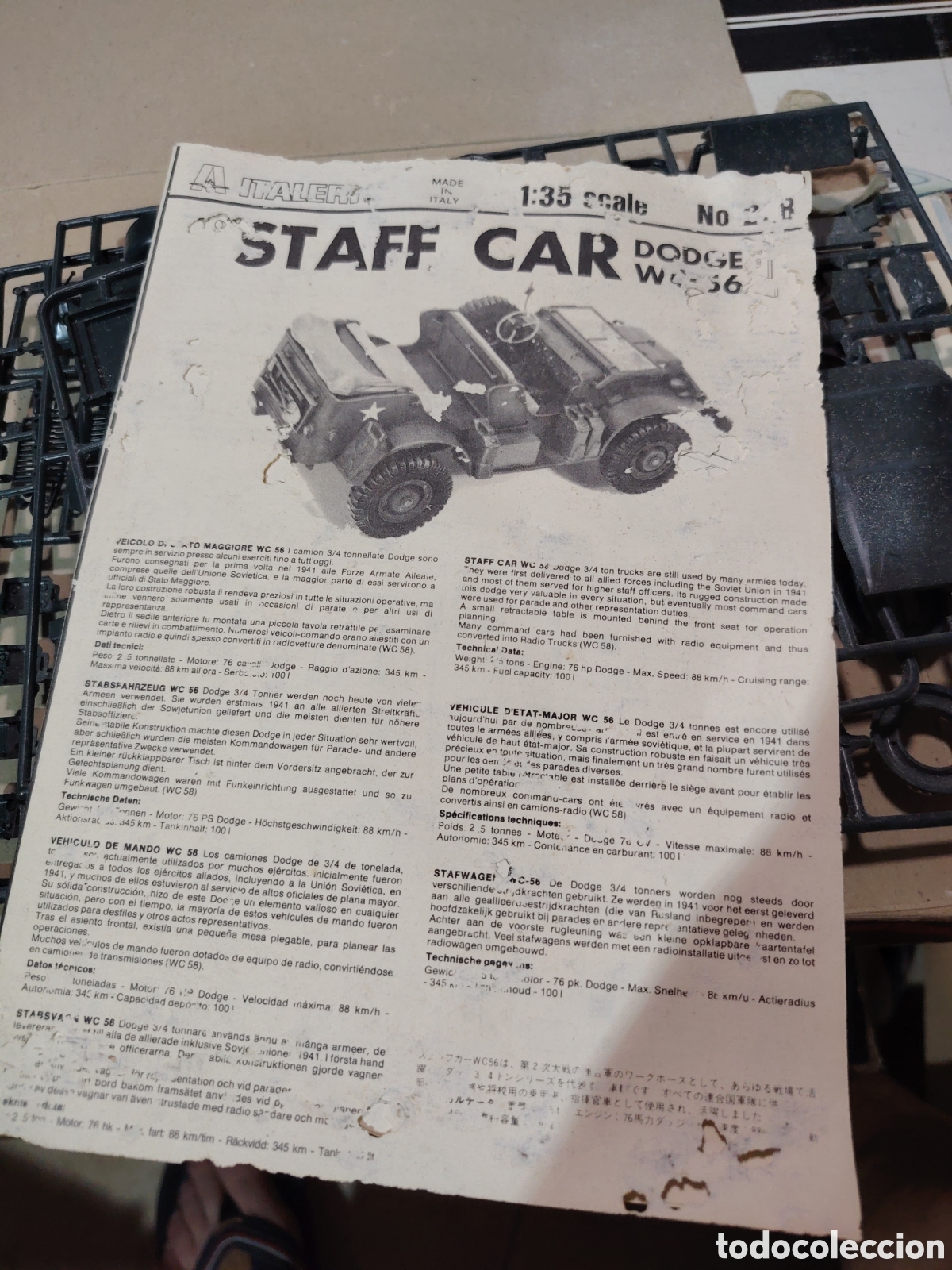 Modelos a escala: Dodge staff car italeri - Foto 3