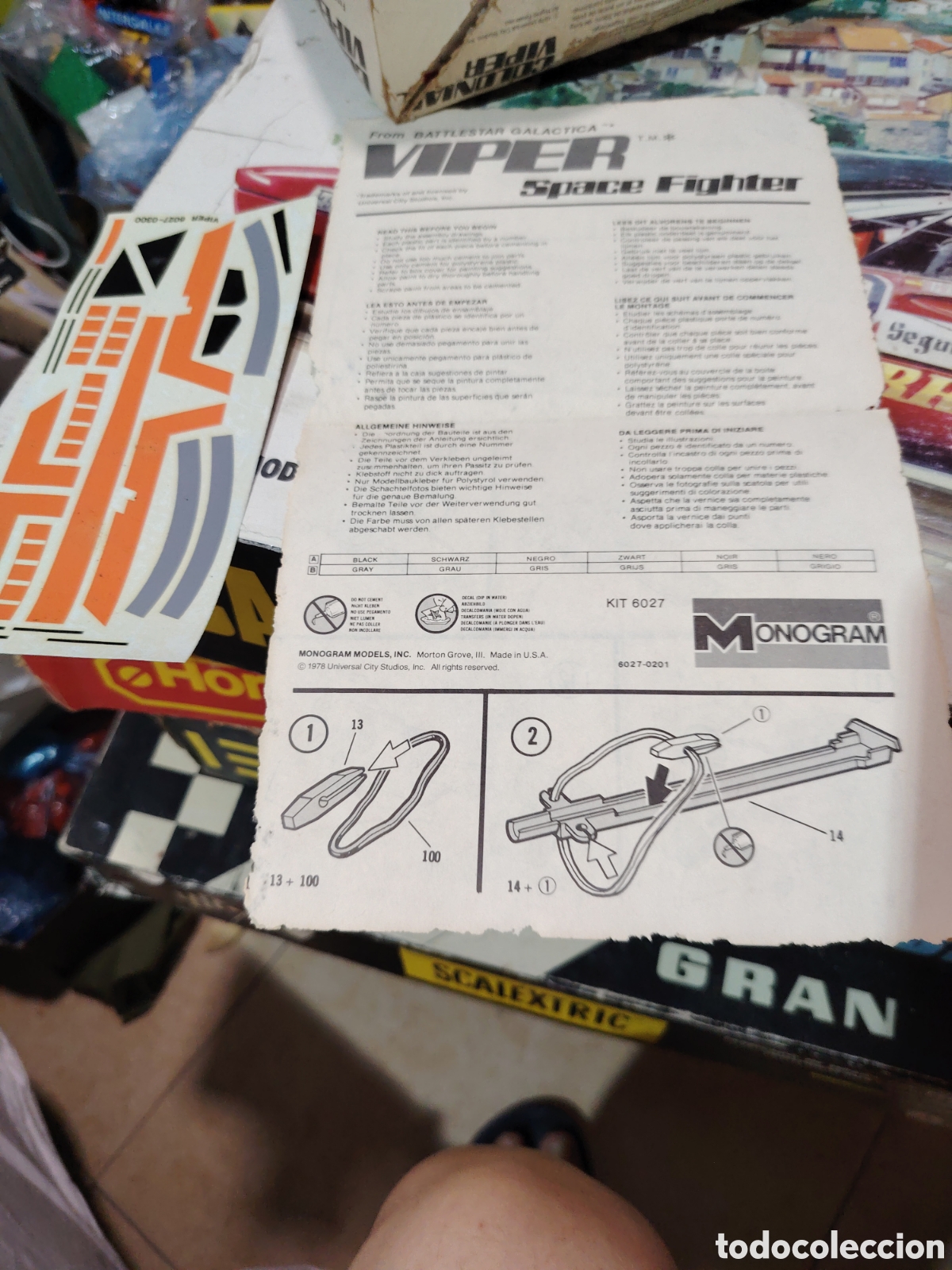 Modelos a escala: Colonial viper battlestar gal&aacute;ctica monogran - Foto 4