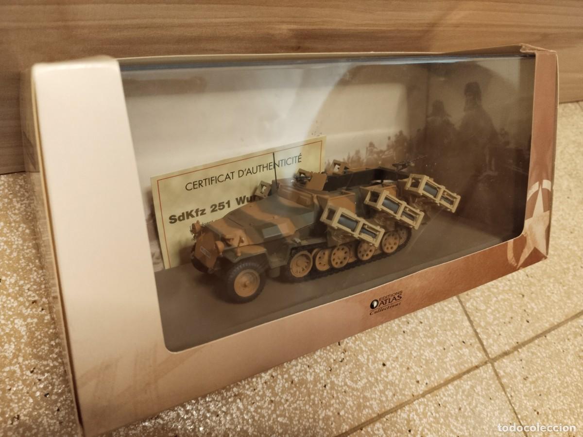 Modelos a escala: SEMIORUGA WEHRMACHT SDKFZ251 WURFRAHMEN40 ESCALA1/43 EDICIONES ATLAS COLLECTORS