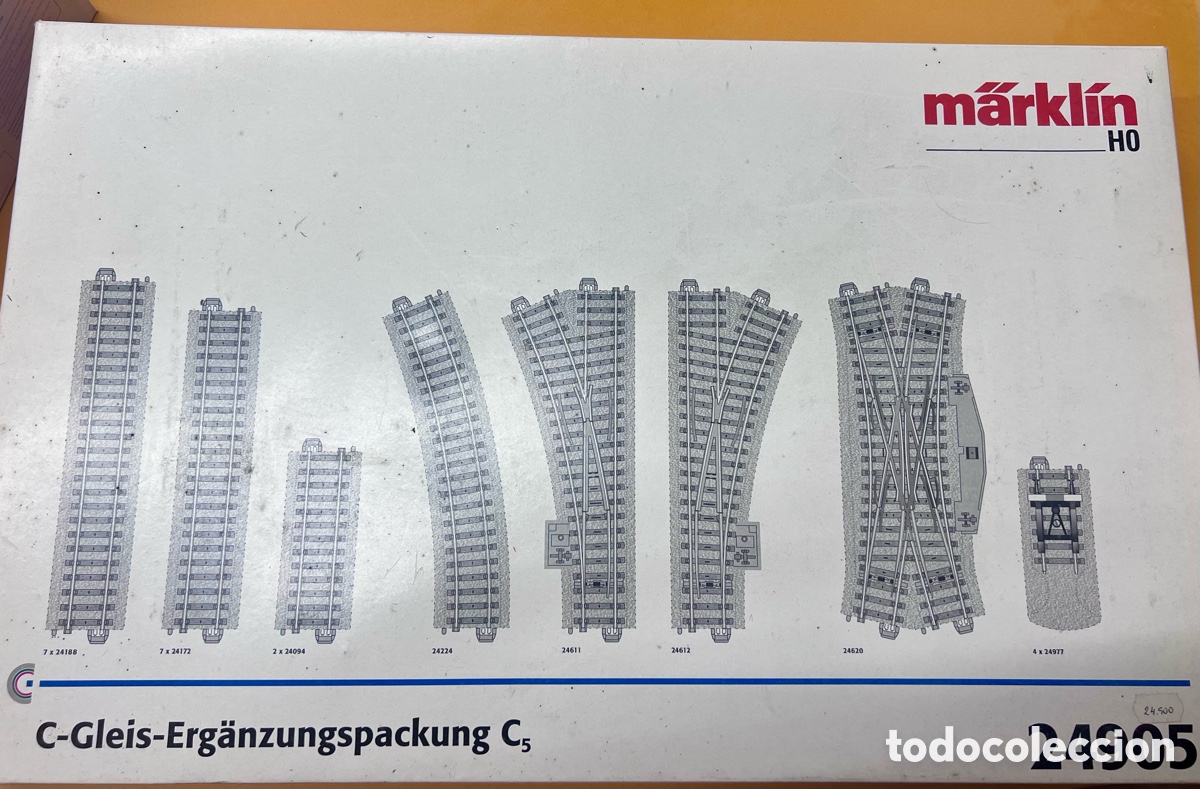 Modelos a escala: Tren. M&auml;rklin 24905. Caja desv&iacute;o HO C C5.