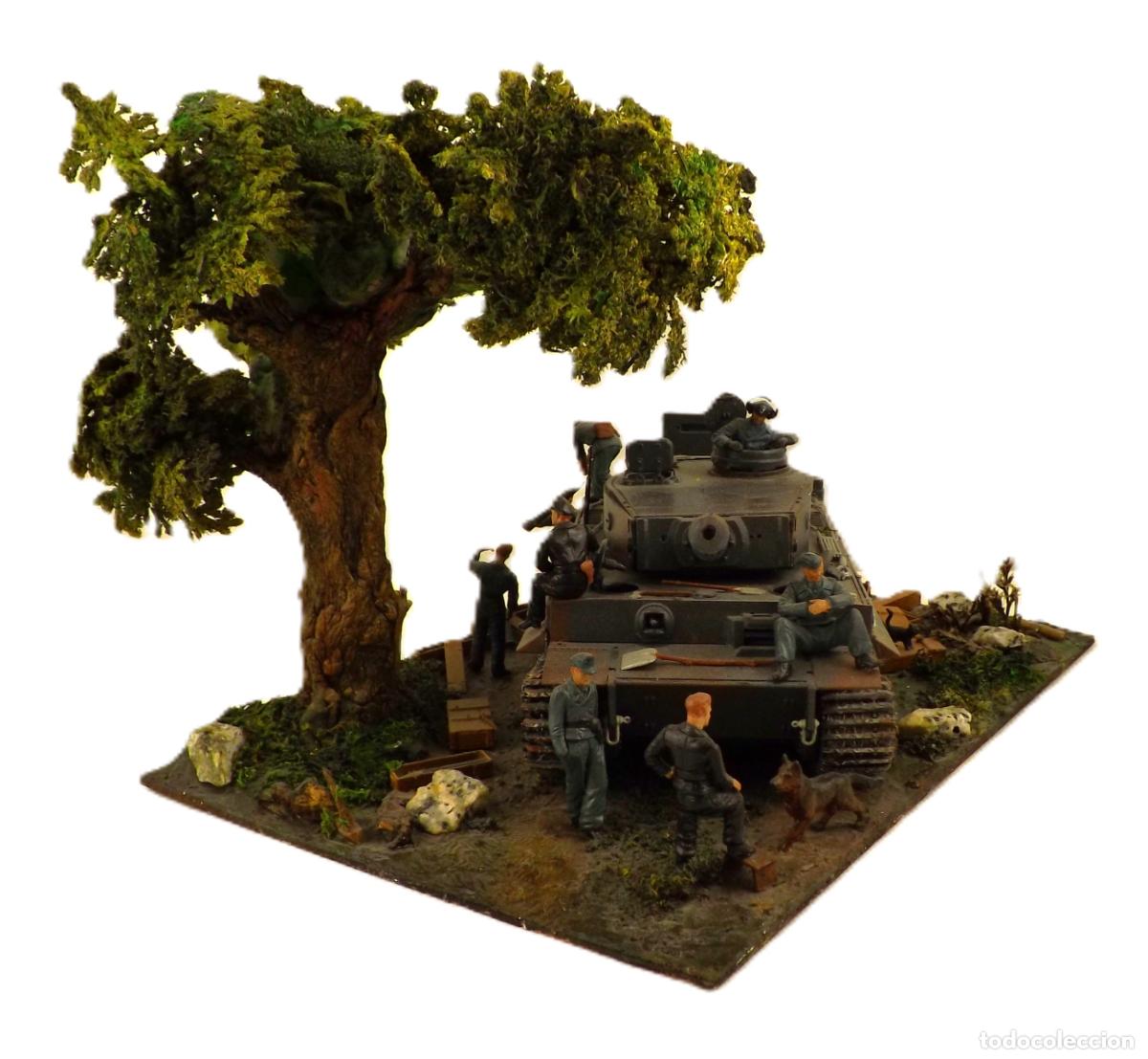 Modelos a escala: Diorama Carro Tiger WWII
