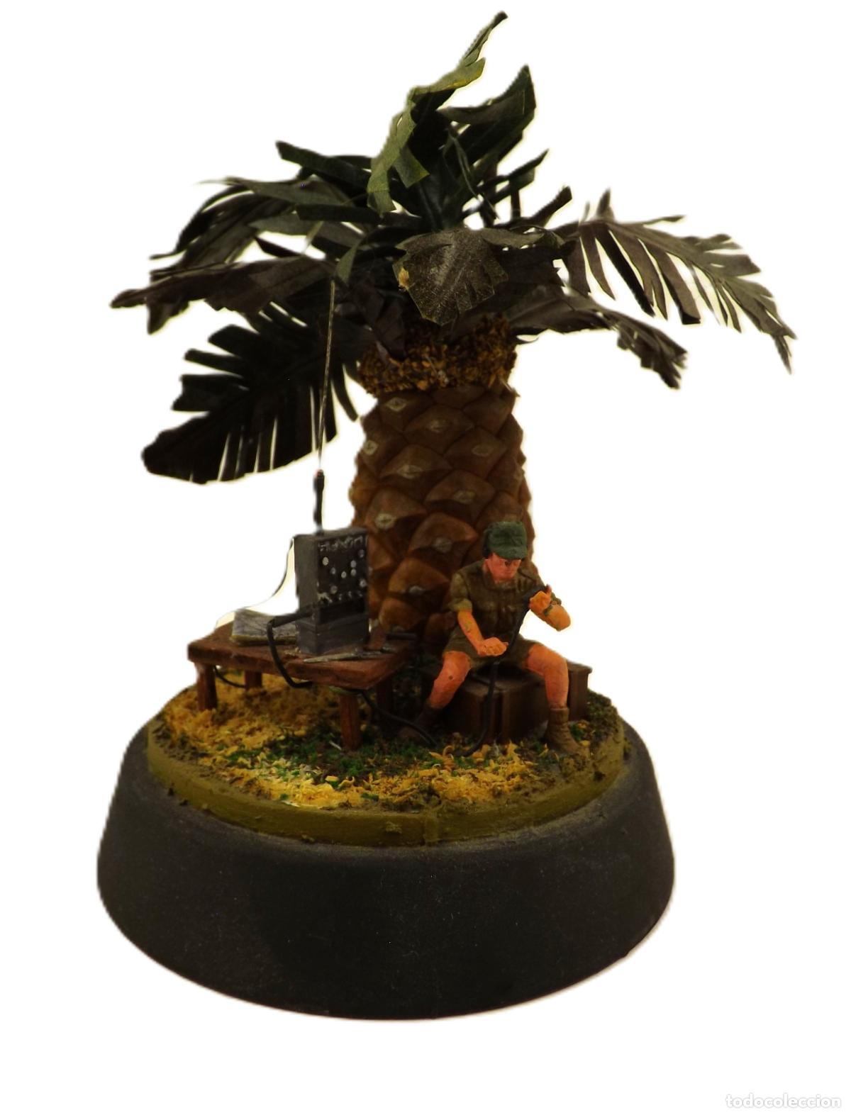 Scale Models: Diorama Palmera con soldado telecomunicaciones