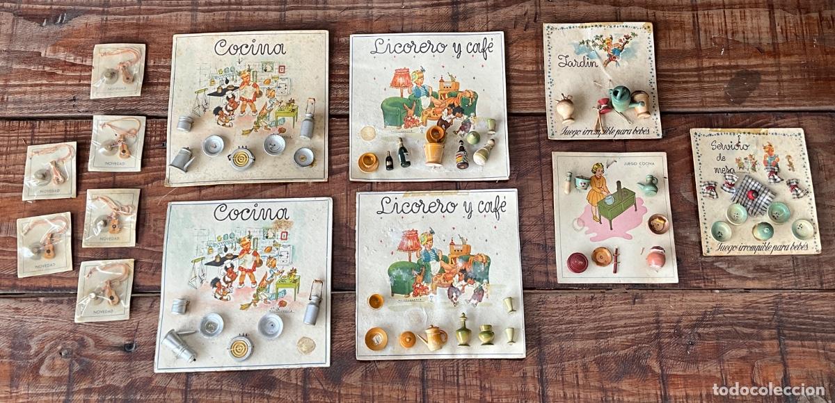 Mod&egrave;les r&eacute;duits: LOTE DE COMPLEMENTOS VARIOS CASA DE MU&Ntilde;ECAS - COCINA - JARDIN -RESTO DE TIENDA - A&Ntilde;OS 40-50 - REF -1