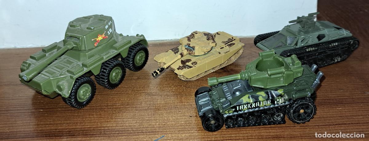Ma&szlig;stabsgetreue Modelle: LOTE TANQUES GUISVAL Y MATTEL - 4 TANQUES A ESCALA