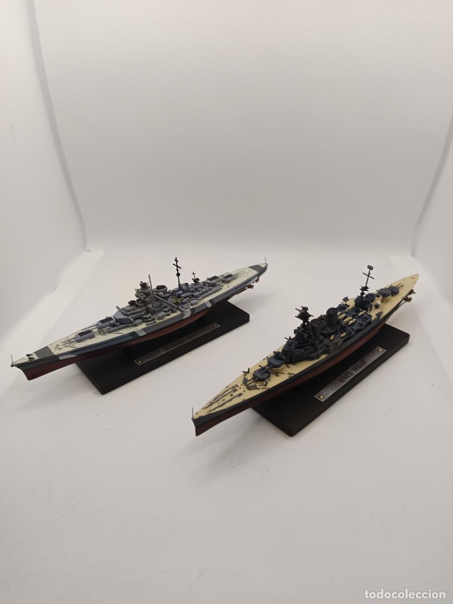 Mod&egrave;les r&eacute;duits: Enfrentamiento naval. El &rdquo;bismarck&rdquo; y el &rdquo;Hood&rdquo; en escala 1/1250 Planeta de Agostini