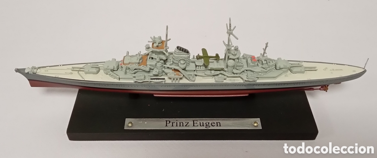 Modelos em escala: Maqueta Prinz Eugen Planeta DeAgostini (Colecci&oacute;n) Escala 1:1250 Buques legendarios
